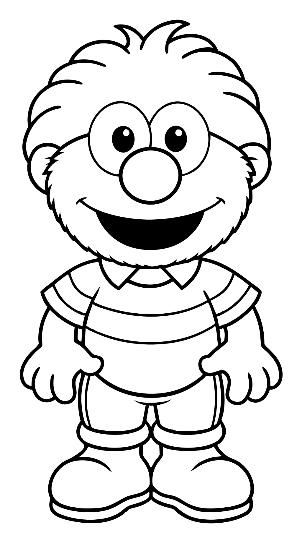 printable coloring pages of elmo